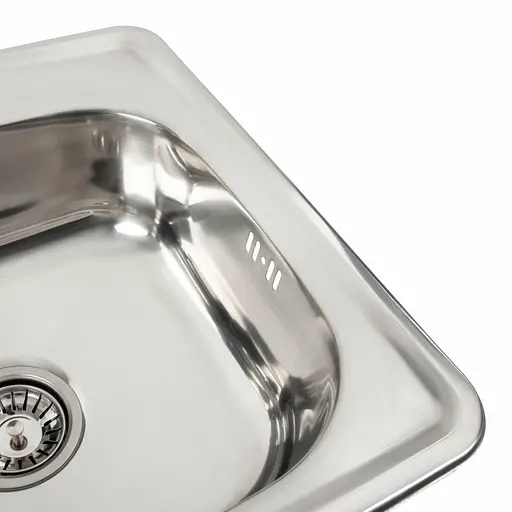 Кухонная мойка из нержавеющей стали Platinum полировка 3838 (0,6/160 мм), Polish - фото 4