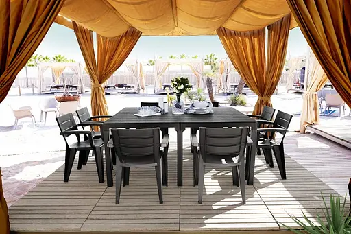 Стул садовый пластиковый Bica Emma графит - фото 8