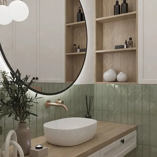 Умивальник VBI Modena S white накладний VBI-012001, Білий - фото 1