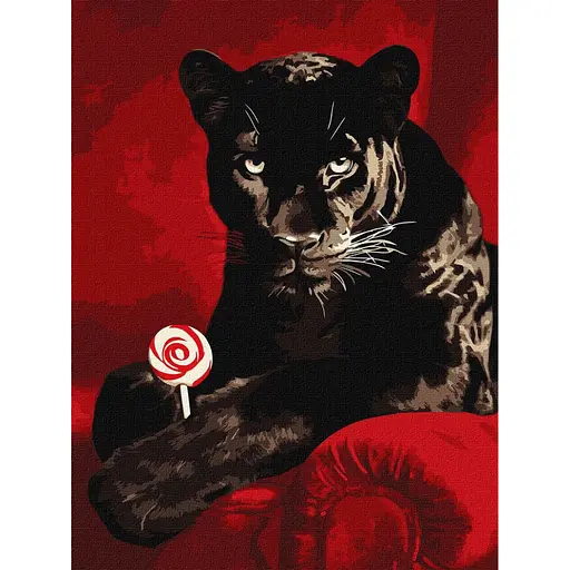 Картина за номерами "Солодкий погляд" ©art_selena_ua KHO6727, 30х40 см