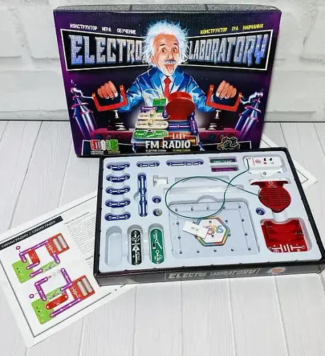 Электрический конструктор Danko Toys Electro Laboratory. FM Radio (ELab-01-01) - фото 3
