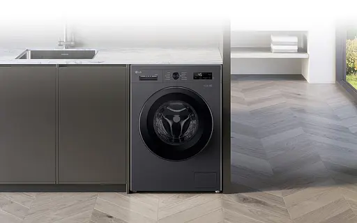 Стиральная машина LG фронтальная 6.5 кг A+++ антрацит - фото 2