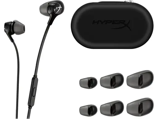 Гарнитура Cloud Earbuds II 3,5 мм Black HyperX teh0013112 - фото 6