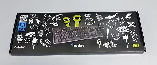 Клавиатура USB Merlion KB-888 104 клавиши кабель 135 см, (Eng/Укр/Рус) - фото 2