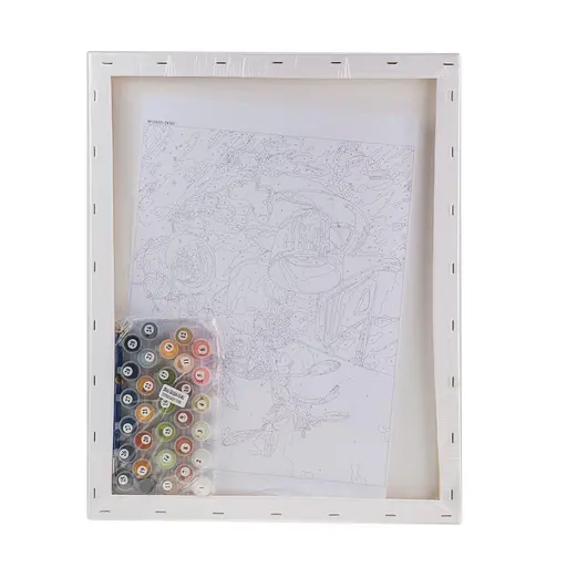 Набір для розпису по номерах "Час для себе" 40*50 см, IDEA2-GX45146, ТМ "99IDEAS" - фото 4