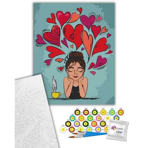 Картина по номерам "Романтические мечты" 10175-AC 40x50 см - фото 2