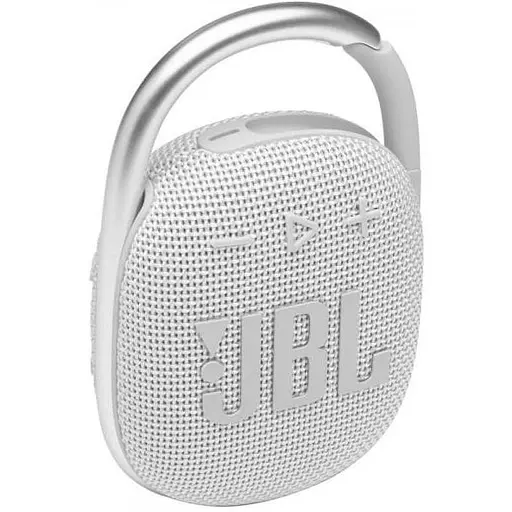 Портативна колонка JBL Clip 4 White (JBLCLIP4WHT)