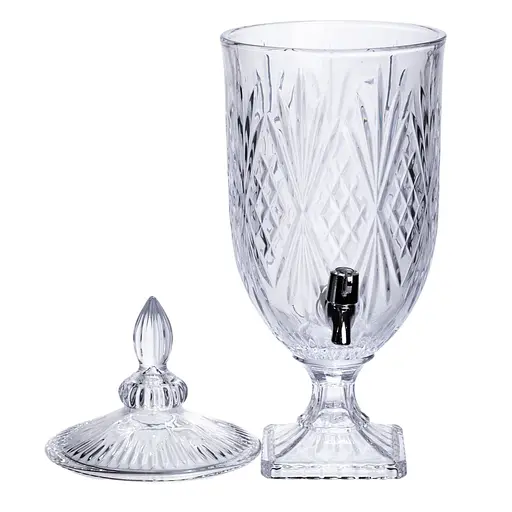 Лимонадниця Classic Crystal 5л із краном HP-19-297 глек диспенсер для напоїв прозорий Yiwu HP-19-297 - фото 3