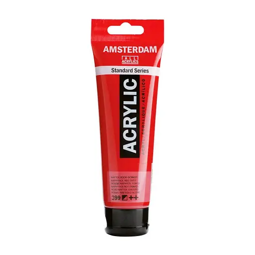 Фарба акрилова Amsterdam 399, Нафтоловий червоний темний 120 мл CD