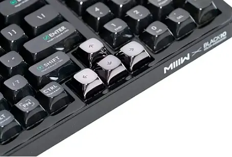 Беспроводная клавиатура Xiaomi Miiw Customized Mechanical Keyboard BlackIO98 Dark Silver (3262407) - фото 6