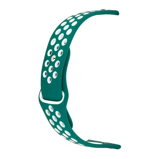 Ремешок Apple Watch Nike Sport 38/40/41 мм Темно-зеленый Белый S - фото 2