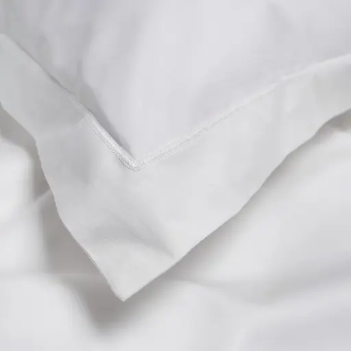 Постільна білизна Lotus Home Dakota Modern сатин Рremium євро біла (svt-2000022346290) - фото 3