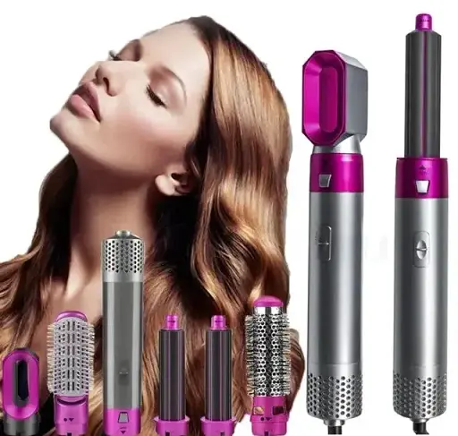 Стайлер 5 в 1 Zapper Hot Air Styler для разных типов волос с функциями придания объема, выпрямления, укладки