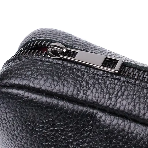 Классическая сумка кросс-боди Shvigel из зернистой натуральной кожи 21х13.5х5 см sum0027039 - фото 5