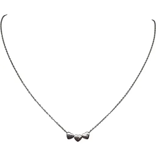 Серебряное колье Qvaliz Сердце. 908-00885