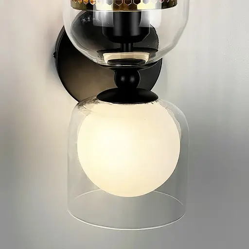 Незвичайне бра із двостороннім світлом 36х12 см Line F Арт. WJ1803/2 - фото 4