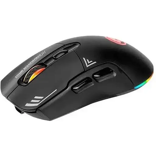 Комп'ютерна миша Marvo M803W BK 500mAh RGB підсвічування 6 кнопок 2.4G Type-C бездротова ігрова чорна - фото 4