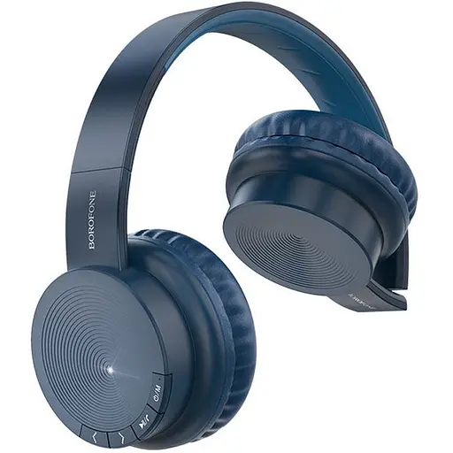 Бездротові навушники Bluetooth Borofone BO11 синій - фото 3