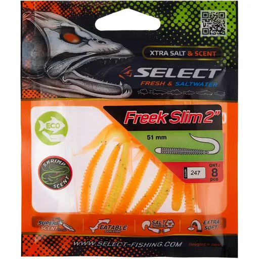 Силікон Select Freek Slim 2" #247 (8 шт/уп) - фото 2