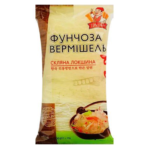 Вермішель бобовая Ямчан Фунчоза 200 г