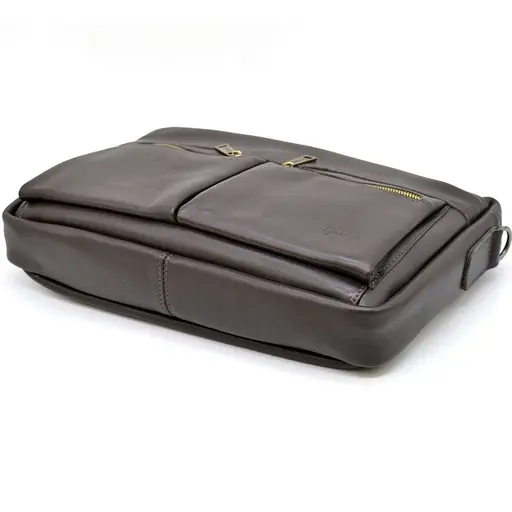 Шкіряна чоловіча сумка TARWA 39,5х26х8 см nsa0001321 - фото 7