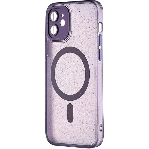 Чохол-накладка DK для Apple iPhone 12 MagSafe Composite Matte Splash (deep purple) - фото 6