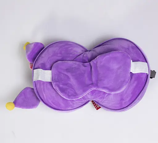 Дорожный набор 2 в 1 Kuromi подушка-трансформер и маска для сна HP-56-23V - фото 2