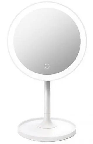 Дзеркало для макіяжу з LED-підсвіткою Doco Daylight Mirror біле (HZJ001)