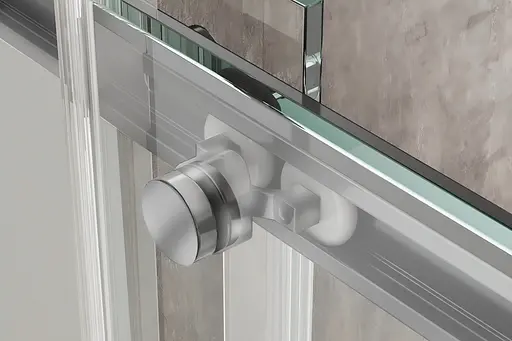 Душевая кабина без поддона Koer SR SC03 -90x90x200-TR-01 прозрачное стекло Easy Clean 6 мм, хром KR5356, Универсальная, прозрачная, хром - фото 7