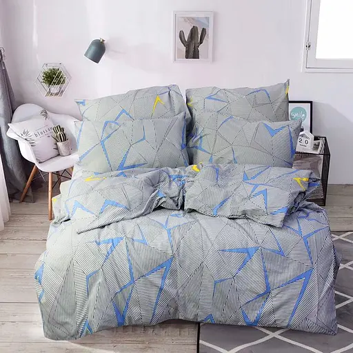 Наволочка 70х70 см бязь серого цвета 326950