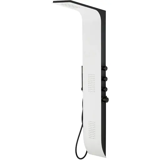 Душова панель Corsan Duo black white A777MWHBL, Білий - фото 1