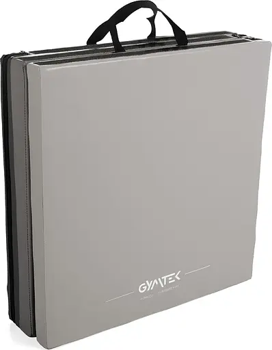 Мат гімнастичний Gymtek твердий 5 см сірий - фото 5