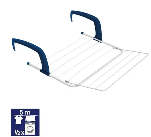 Сушилка для белья навесная Casa Si Hot Plus White (CS92733H06) - фото 2