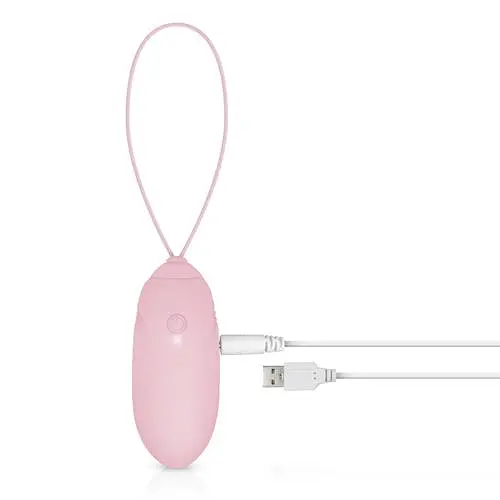 Віброяйце EasyToys Luv Egg 16 см світло-рожевий - фото 4