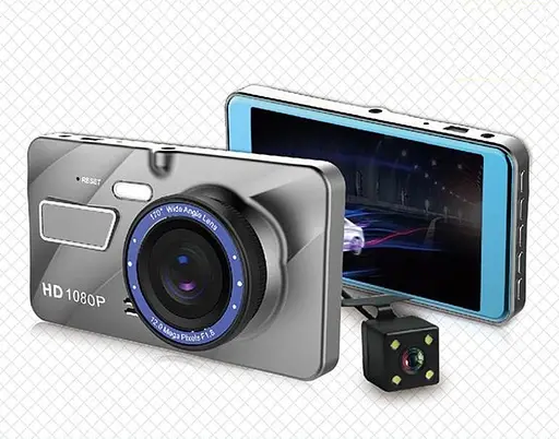 Видеорегистратор DVR A10 4" Full HD с выносной камерой заднего вида - фото 2