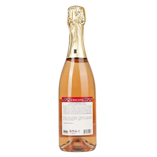Вино игристое Cricova Карпе полусладкое розовое 0.75 л 13% - фото 2
