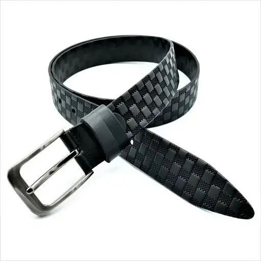 Ремінь шкіряний Le-Mon чоловічий 115-120х3,3 см acs0023720 - фото 1