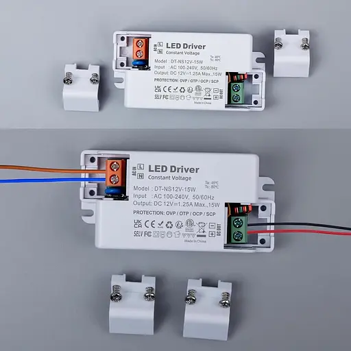 Світлодіодний драйвер REYLAX 12 В 15 Вт 1,25 А, блок живлення для світлодіодів, трансформатор 240 В змінного струму в 12 В - фото 3
