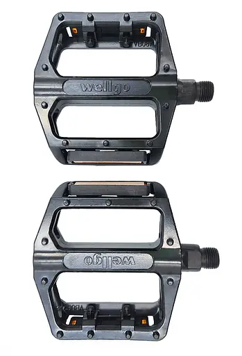Велосипедные педали алюминиевые Wellgo VB087 на полимерных подшипниках черный (G0001513) - фото 2