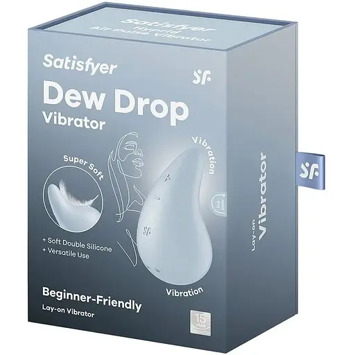 Вібратор Satisfyer Dew Drop Blue - фото 6
