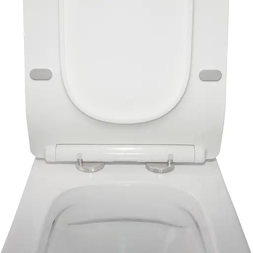 Унитаз-компакт Qtap Crow безободковый с сиденьем Soft-close QT05222170W - фото 5