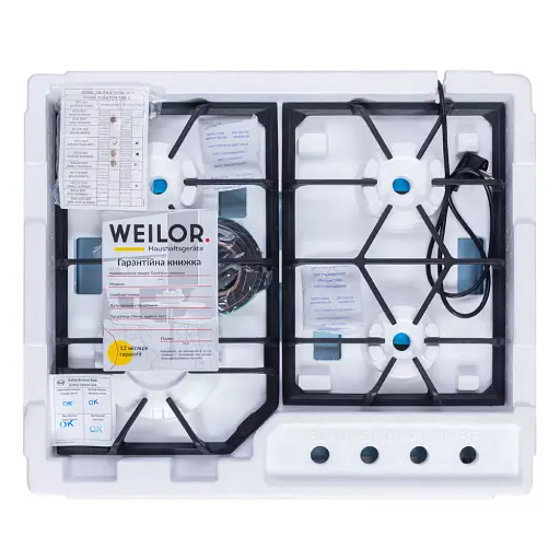 Поверхня газова на металі Weilor GM W 604 SS - фото 11