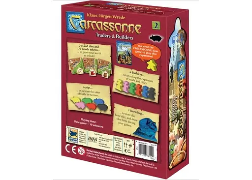 Настольная игра Z-MAN GAMES Каркассон: Купцы и зодчие (Carcassonne - Exp: 2 - Traders & Builders (New Version)) (англ.) (ZM7812) - фото 4