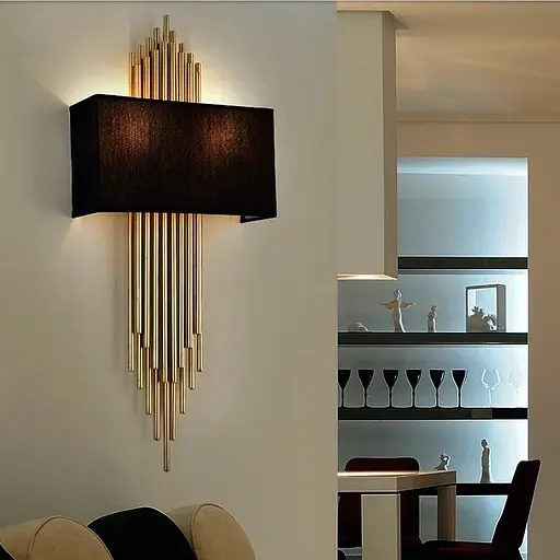 Люстра с плафонами с черно-белым узором Line F Арт. WAКоличество лампКоличество ламп3 BK - фото 1