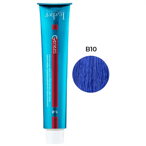 Профессиональная стойкая аммиачная крем-краска для волос Le Cher B10 синий 100 мл - фото 1