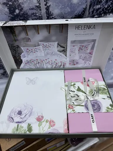 Постільна білизна Helenka V1 Pembe Ранфорс Clasy pbe0052080 - фото 3