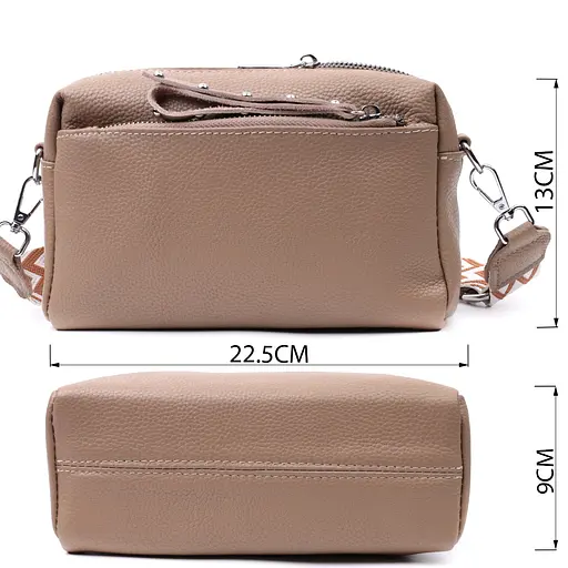 Кожаная женская сумка Vintage 22.5х13х9 см sum0026598 - фото 3