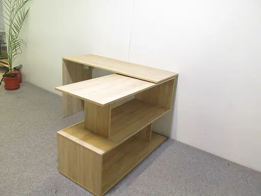 Стіл комп'ютерний поворотний з полицями М-ЗОН Джеко 1200 Німфея Альба (MZN-031031) - фото 10