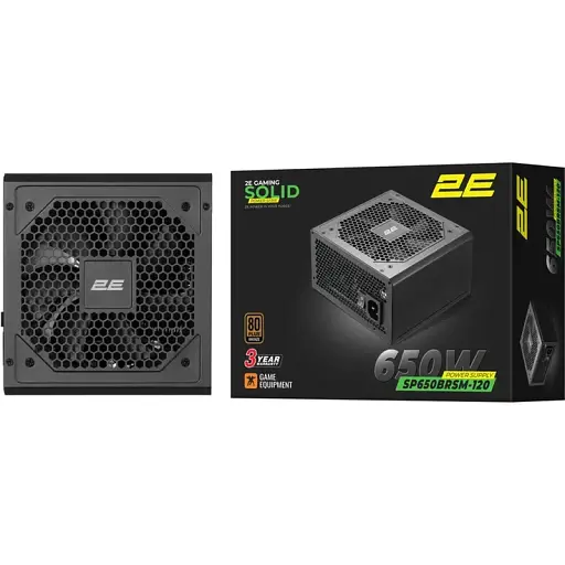 Блок живлення 2E GAMING Solid Power (650W) 2E-SP650BRSM-120 - фото 2