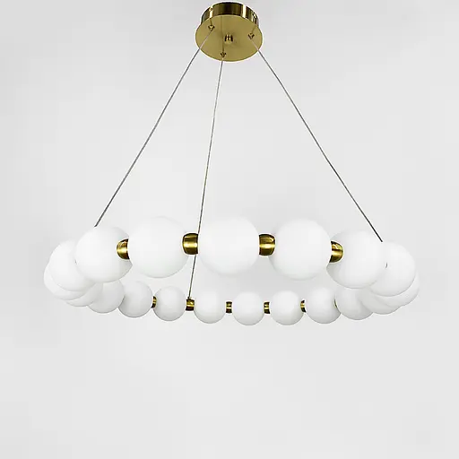 Дизайнерская люстра из серии Mysa Pearl 60 см на 3 режима освещения Line F Арт. MJ11-600 - фото 1